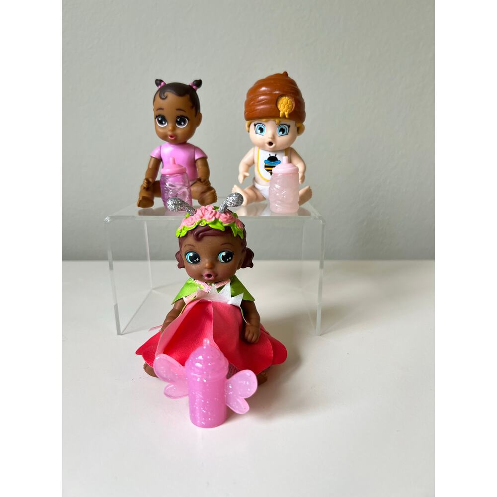 Mixed Brand Doll Accessory Baby Secrets Bathtime Surprise Mini Doll. Lot of 6